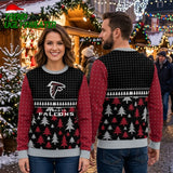 Atlanta Falcons Christmas Trees Ugly Christmas Sweater