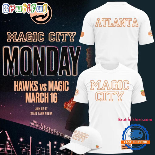 Atlanta Hawks Magic City 2026 Limited Edition White T Shirt