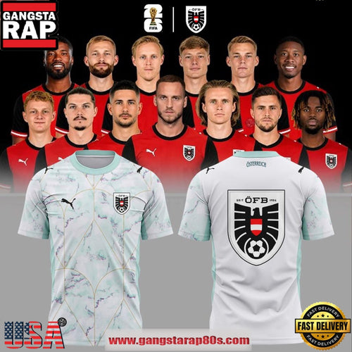 Austria National Soccer Team FIFA World Cup 2026 T Shirt