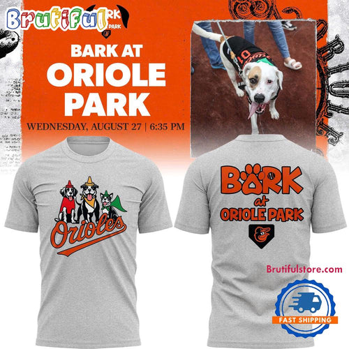 Baltimore Orioles Special Orioles Bark at Oriole Park 2025 3D Shirt