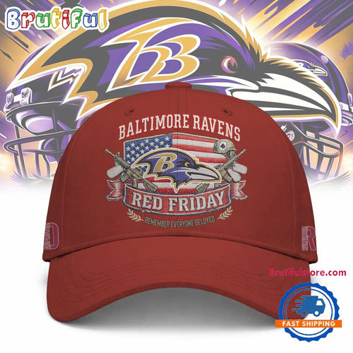 Baltimore Ravens 2026 NFL RED Friday Classic Cap