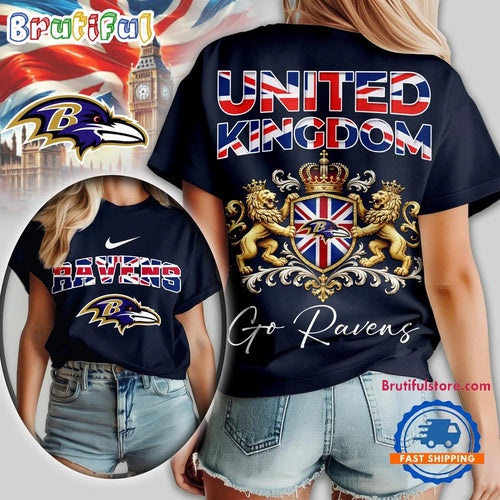 Baltimore Ravens 2026 NFL United Kingdom Unisex 3D Shirt