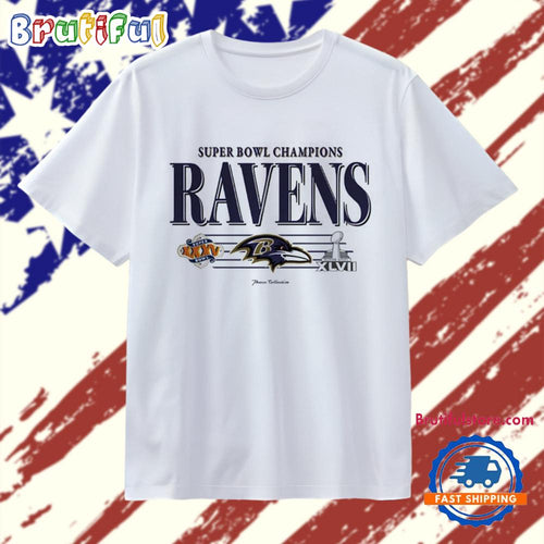 Baltimore Ravens Super Bowl Champions XLVII vintage T Shirt
