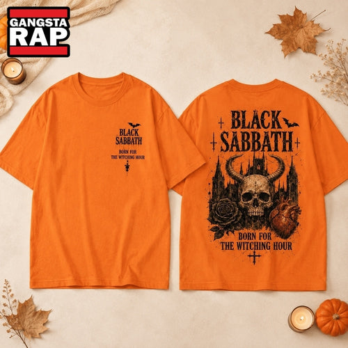 Black Sabbath Born For The Witching Hour Gothic 3D Shirt Hoodie T-Shirt
