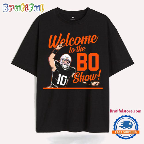 Bo Nix Welcome To The Bo Show Denver Broncos Football T Shirt