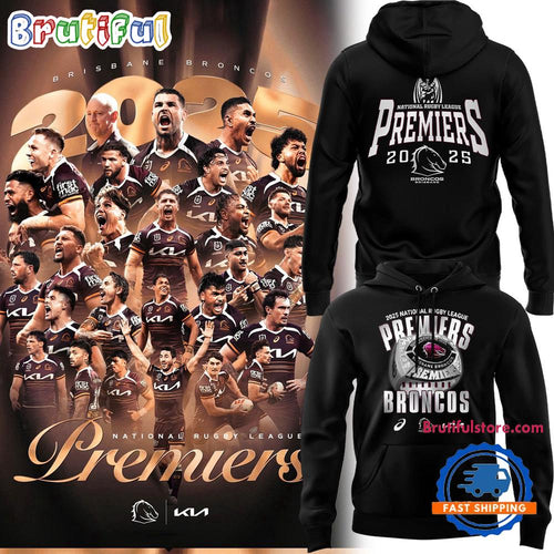 Brisbane Broncos NRL Premiers 2025 Hoodie Shirt