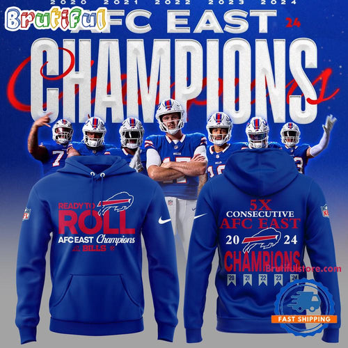 Buffalo Bills 2024 AFC East Division Champions 3D Shirt