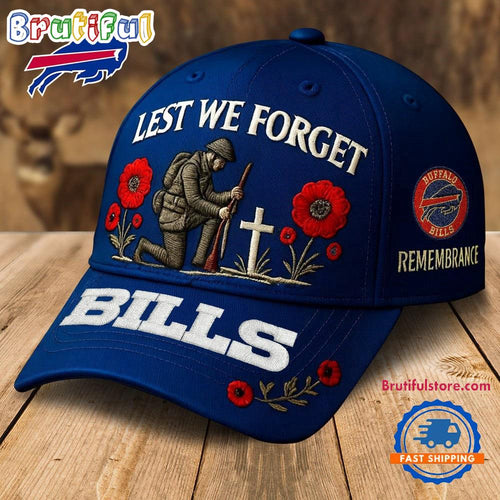 Buffalo Bills 2025 NFL Lest We Forget Remembrance Classic Cap