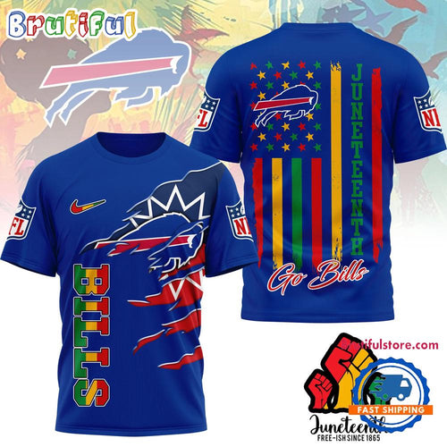 Buffalo Bills 2026 NFL Juneteenth Freedom Limited Edition 3D Shirt