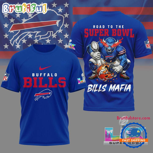 Buffalo Bills 2026 NFL Road To Super Bowl Special New 3D Shirt