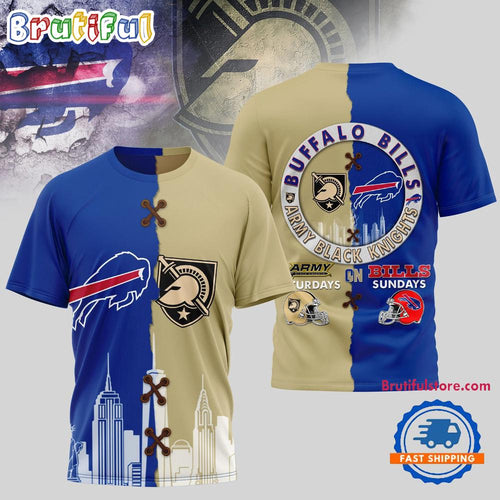 Buffalo Bills NFL x Army Black Knights NCAA Limited Edition 3D Shirt