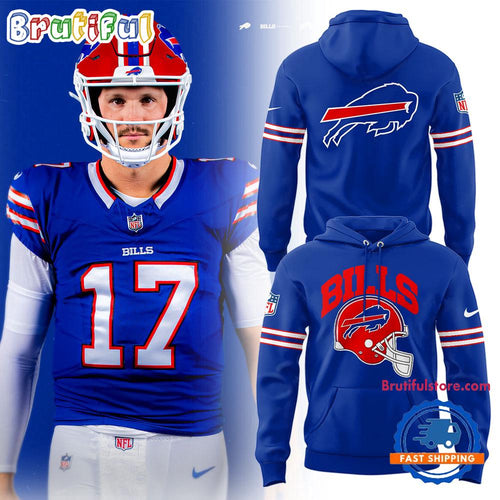 Buffalo Bills Red Helmet 2025 Hoodie T-Shirt