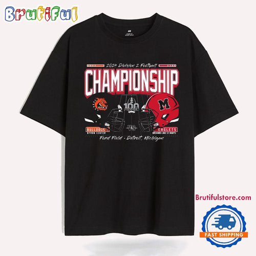 Bulldogs Byron Center Vs Eagles Orchard Lake St. Mary’s 2024 MHSAA Football D2 H2H Championship T Shirt