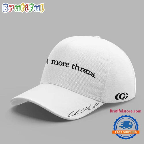 Caitlin Clark Shoot More Threes Logo And Signatures 2026 Limited Edition White Cap