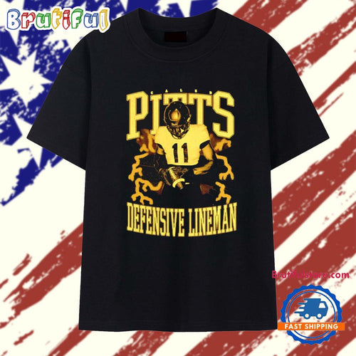 Caleb Pitts App State Mountaineers Defensive Lineman Graphic T Shirt