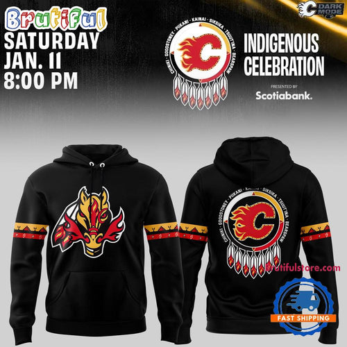 Calgary Flames Indigenous Celebration Night Hoodie