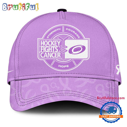 Carolina Hurricanes 2025 NHL Hockey Fights Cancer Limited Edition Cap