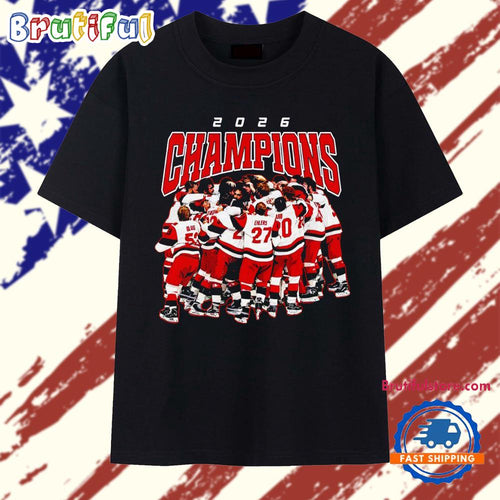 Carolina Hurricanes hockey 2026 NHL Champions all team celebration T Shirt
