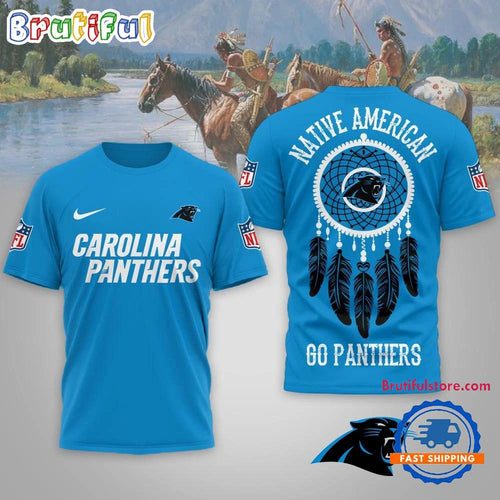 Carolina Panthers 2026 NFL Native American Unisex 3D Shirt