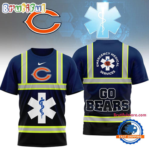 Chicago Bears 2026 NFL National EMT & Paramedic Day Special New 3D Shirt