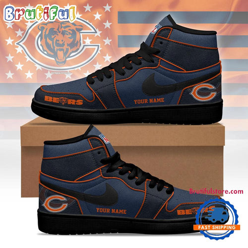 Chicago Bears 2026 NFL Pride Jordan 1 Hightop Shoes