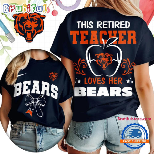 Chicago Bears 2026 NFL Retired Teacher Unisex T Shirt
