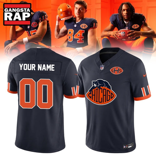 Chicago Bears NFL Rivalries 2026 Custom Name And Number Football Jersey