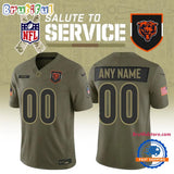 Chicago Bears Salute To Service 2025 Limited Footbal Jersey