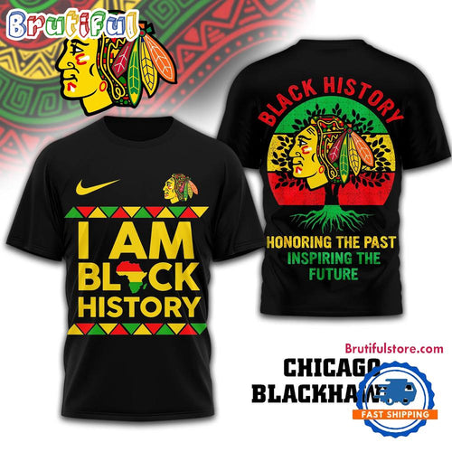 Chicago Blackhawks 2026 NHL Black History Limited Edition 3D Shirt Hoodie T-Shirt