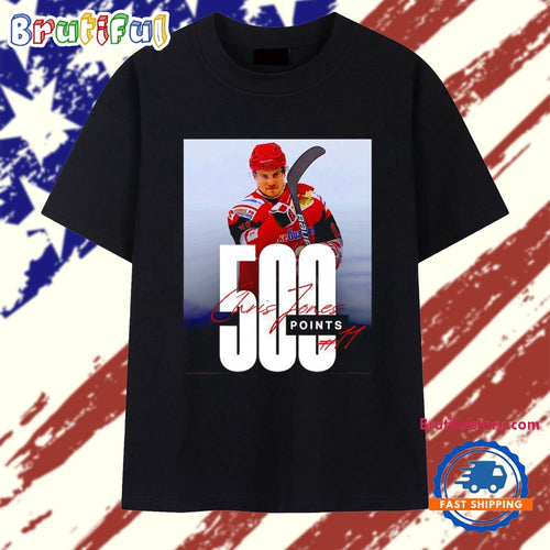 Chris Jones 500 points Swindon Wildcats hockey T Shirt