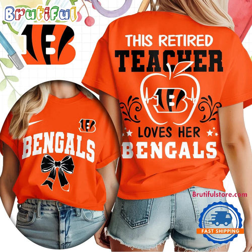Cincinnati Bengals 2026 NFL Retired Teacher Unisex T Shirt