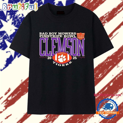Clemson Tigers 2025 Pinstripe Bowl Logo Classic T Shirt