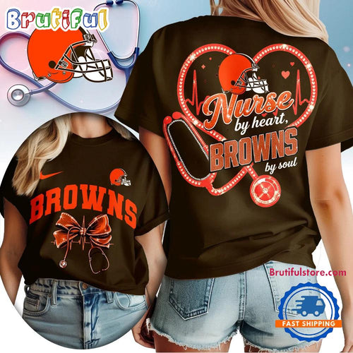 Cleveland Browns 2026 NFL Nurse By Heart Unisex 3D Shirt