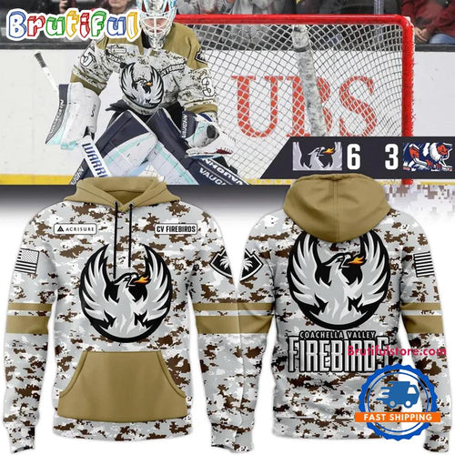 Coachella Valley Firebirds Military Appreciation Night 2025 Hoodie