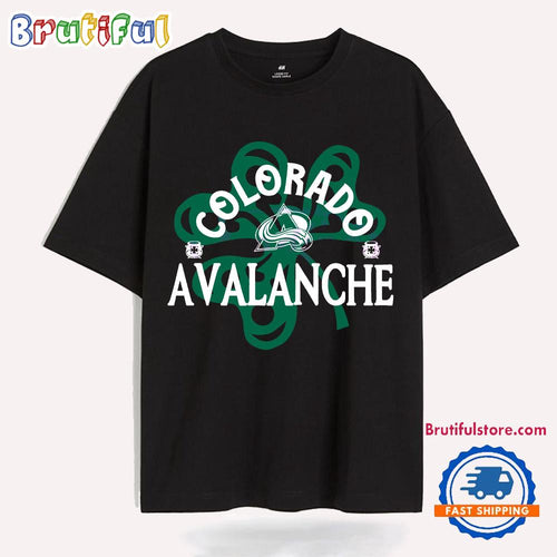Colorado Avalanche St Patricks Day Richmond Shamrock T Shirt