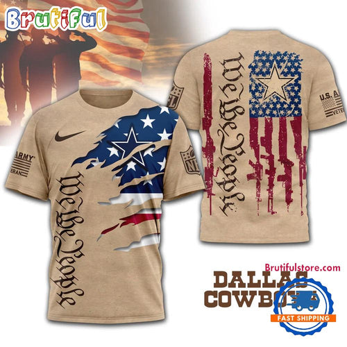 Dallas Cowboys 2026 NFL Veteran We The People 3D Shirt