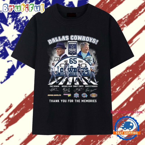 Dallas Cowboys 65th Anniversary Team Graphic Signature T Shirt