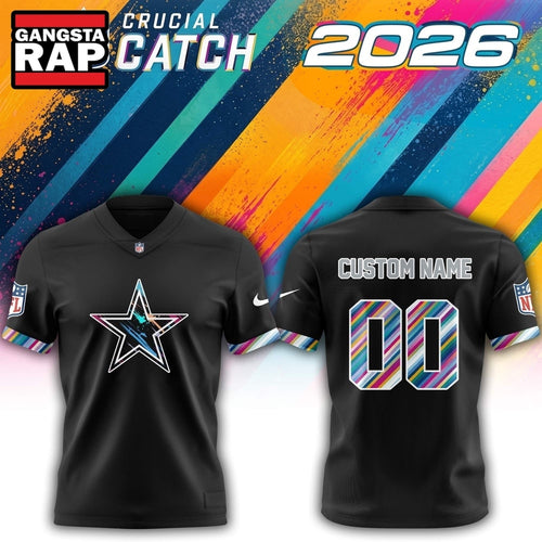 Dallas Cowboys NFL 2026 Crucial Catch Limited Edition Black Football Jersey