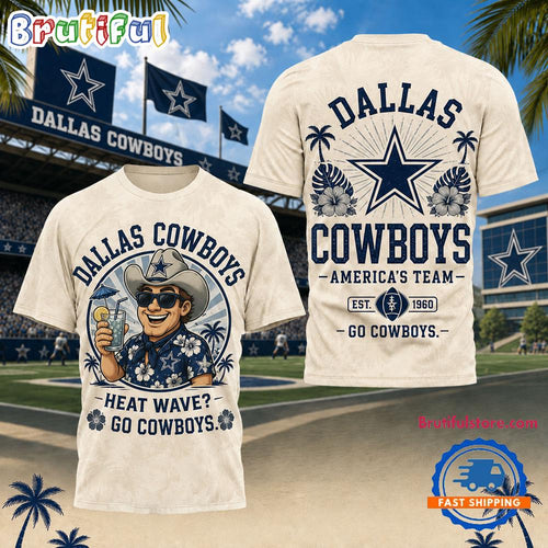 Dallas Cowboys NFL Beach Vibes Summer Limited Edition 3D Shirt