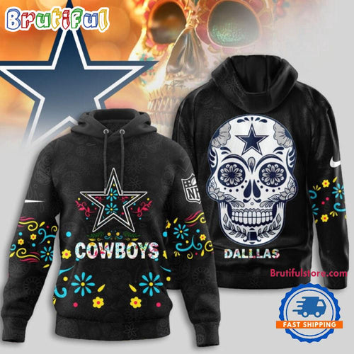 Dallas Cowboys NFL Dia de los Muertos Limited Editions Hoodie Shirt