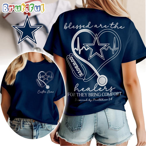 Dallas Cowboys NFL Heart of A Nurse Game Day Unisex 3D Shirt