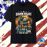 Damn Right I Am A Eagles Fan Win of Lose 2025 Mascot Vintage T Shirt