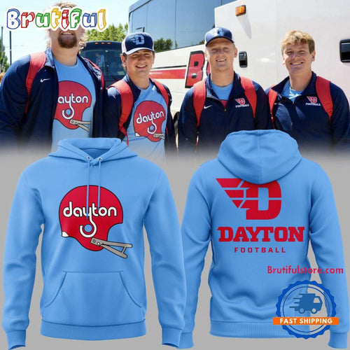 Dayton Flyers Football 2025 New Uniform Hoodie T-Shirt