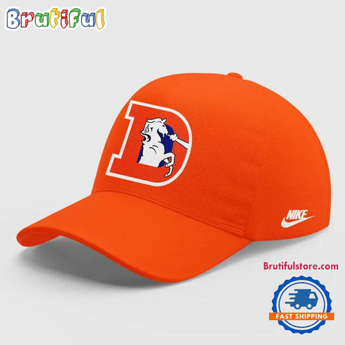 Denver Broncos 2025 NFL Throwback Orange Cap