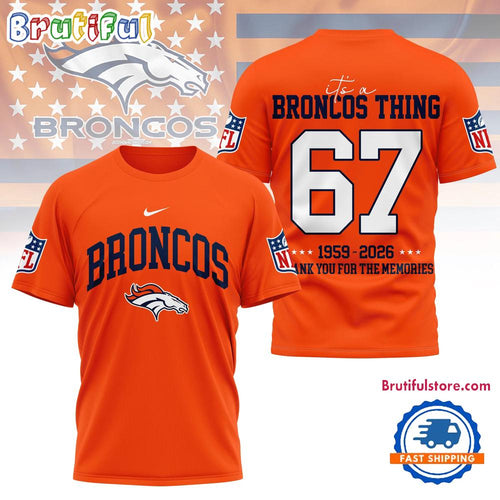 Denver Broncos 2026 NFL Legacy Limited Edition 3D Shirt