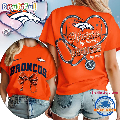Denver Broncos 2026 NFL Nurse By Heart Unisex 3D Shirt