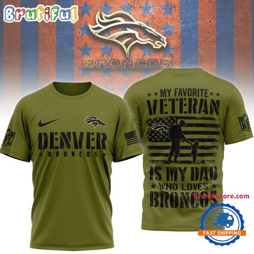 Denver Broncos 2026 NFL Veteran Dad Limited Edition 3D Shirt