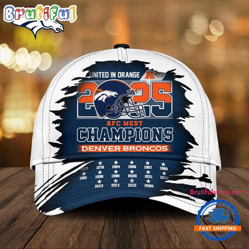 Denver Broncos NFL AFC West Champions Super Bowl Classic Cap