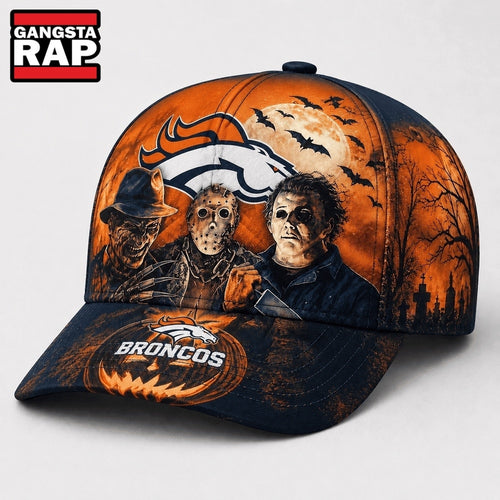 Denver Broncos NFL Horror Night Halloween 2026 Design Classic Cap