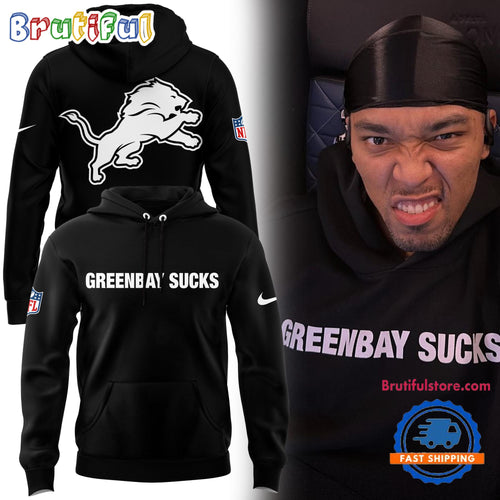 Detroit Lions Amon-Ra St. Brown Green Bay Sucks Hoodie